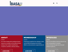 Tablet Screenshot of ibasa.org.za
